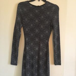H&M Backless Long Sleeve Dress